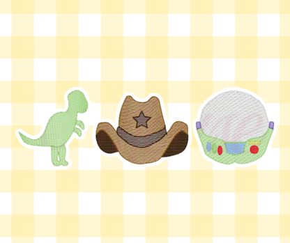Toy Trio Magical Moments Embroidered Sketch Basic