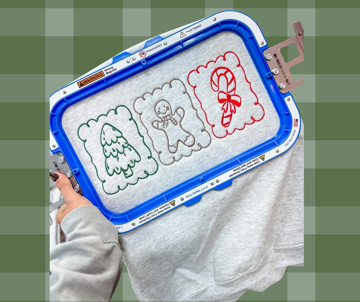 Christmas Holiday Sweatshirt/Tshirt Doodle Stamp Trio