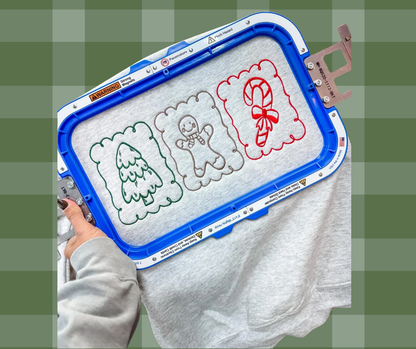 Christmas Holiday Sweatshirt/Tshirt Doodle Stamp Trio