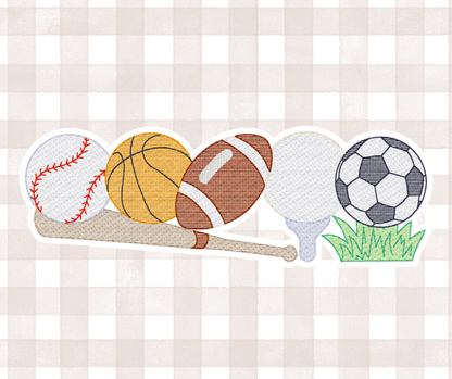 Variety Ball Kids Sports Embroidered Basics