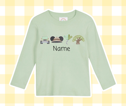 Safari Animal Park Magical Moments Embroidered Sketch Basic