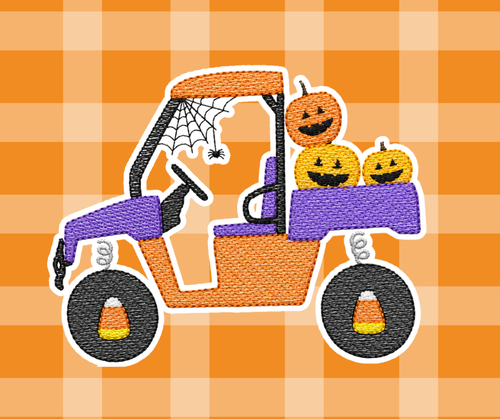 Halloween All Terrain UTV Fall Sketch Embroidered Kids Basic