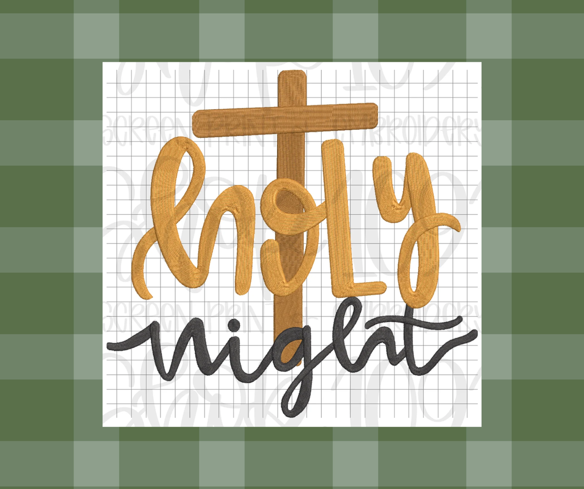 Christmas Holiday Sweatshirt/Tshirt Holy Night