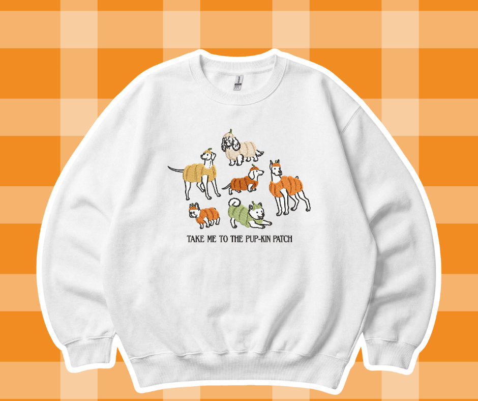 Pup-kin Patch Fall Sweatshirt/Tshirt