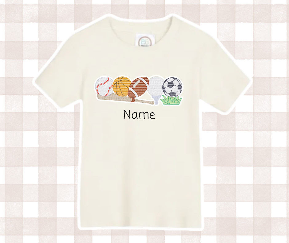 Variety Ball Kids Sports Embroidered Basics