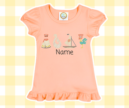 Ocean Boat Princess Icons Magical Moments Embroidered Basic