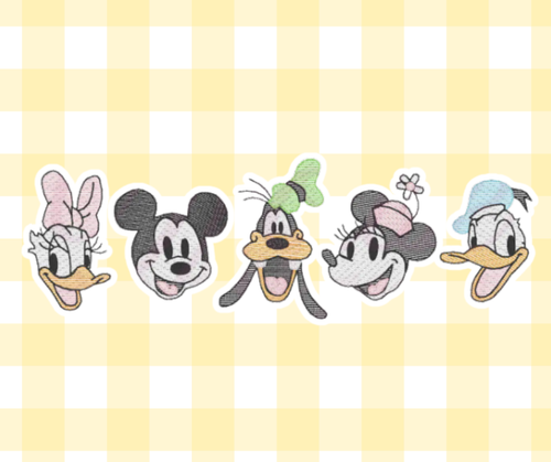 Mouse Duck Dog Magical Moments Embroidered Basic