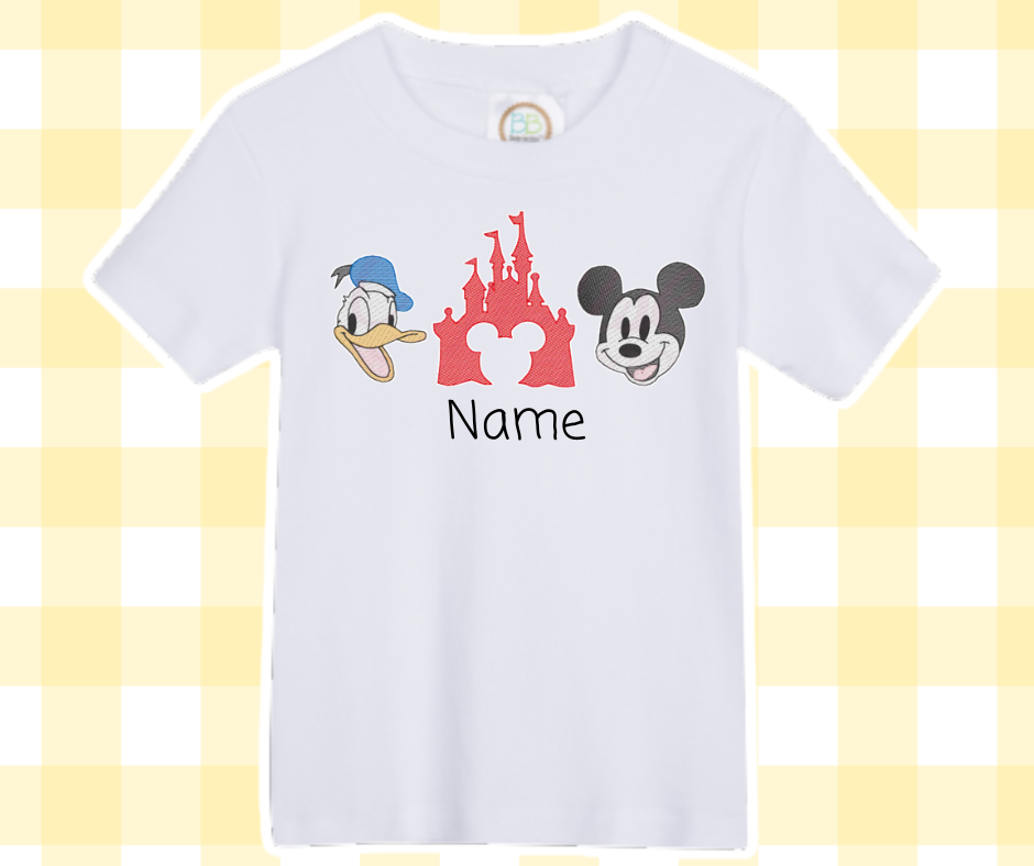 Friends and Castle Magical Moments Embroidered Basic