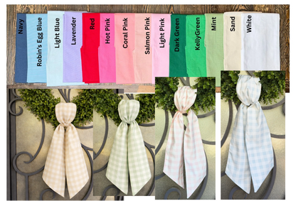 Fall Wreath Sash
