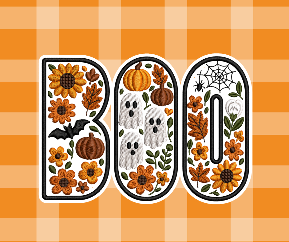 Floral BOO Fall Sweatshirt/Tshirt