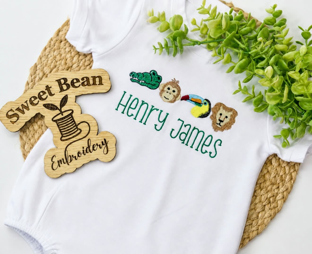 You Pick Zoo Animal Everyday Embroidered Basic