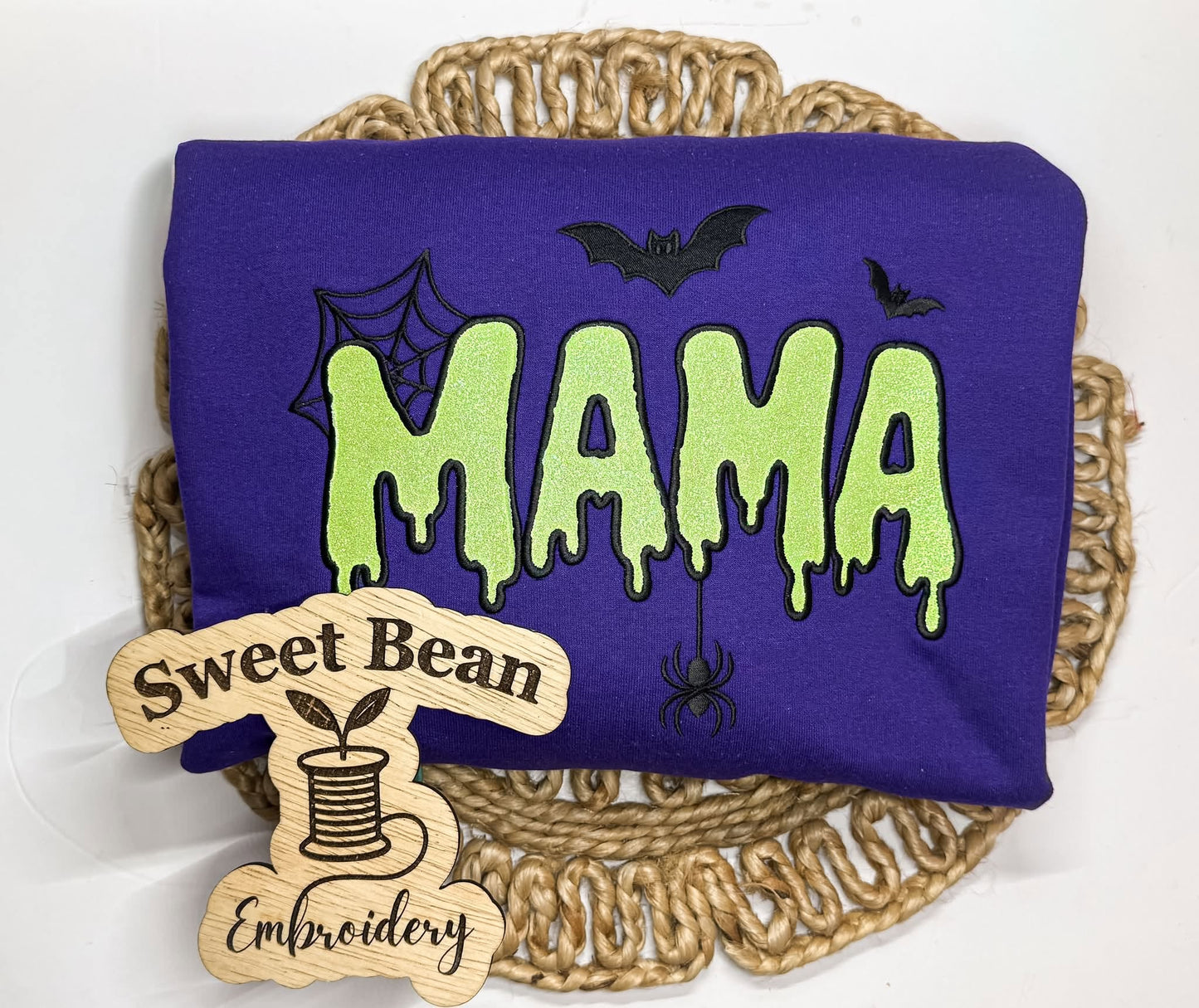 Spooky Word Applique Sweatshirt