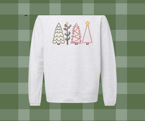 Christmas Holiday Sweatshirt/Tshirt Christmas Trees