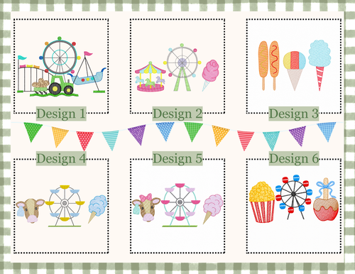 Custom Personalized Fair Favorites Embroidered T-Shirt