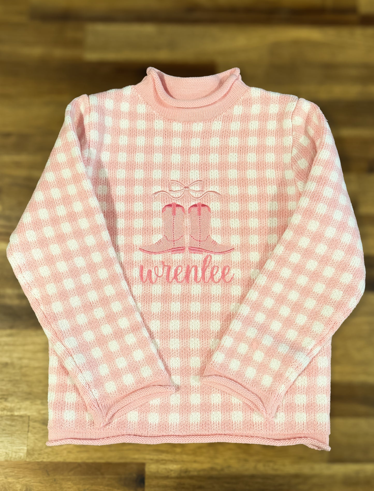 QUICK PREORDER - Closes 9/6 at Midnight - GINGHAM ROLL NECK HATS AND SWEATERS