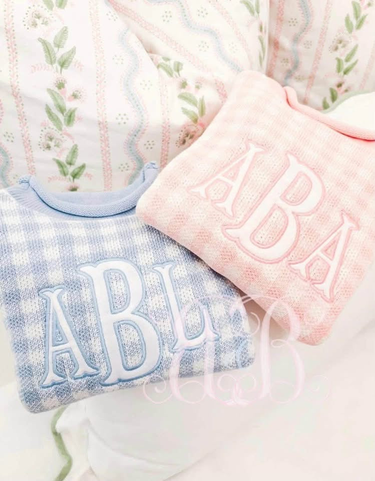 QUICK PREORDER - Closes 9/6 at Midnight - GINGHAM ROLL NECK HATS AND SWEATERS