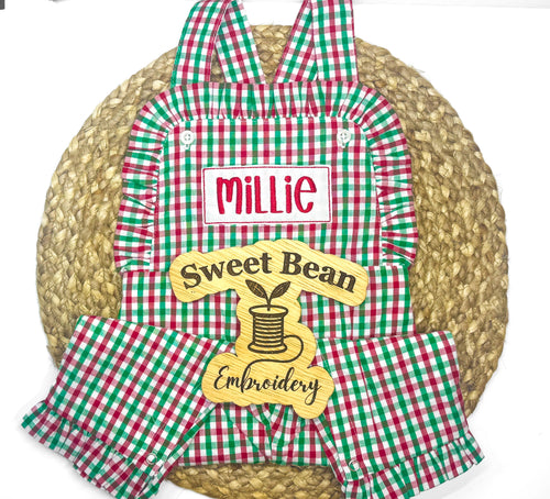 Personalized Longall Overalls | Ruffle + Classic