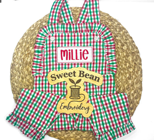 Personalized Longall Overalls | Ruffle + Classic