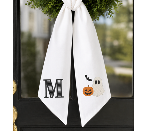 Halloween Wreath Sash