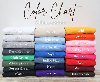 Left Chest Embroidered Monogram Tee or Sweatshirt