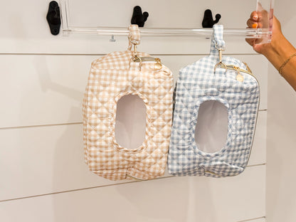 Personalized Quilted Diaper & Wipe Pouch